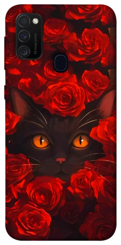 Чохол itsPrint Rose cat для Samsung Galaxy M30s / M21