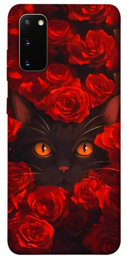 Чехол itsPrint Rose cat для Samsung Galaxy S20
