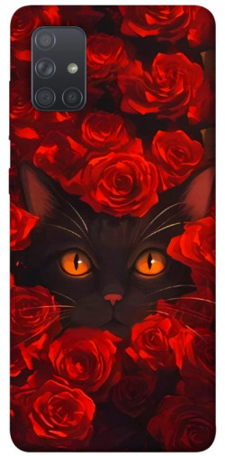 Чехол itsPrint Rose cat для Samsung Galaxy A71