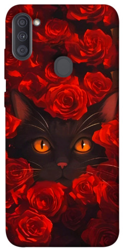 Чехол itsPrint Rose cat для Samsung Galaxy A11