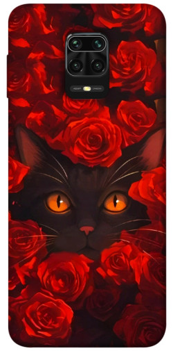Чохол itsPrint Rose cat для Xiaomi Redmi Note 9s / Note 9 Pro / Note 9 Pro Max