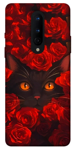 Чехол itsPrint Rose cat для OnePlus 8
