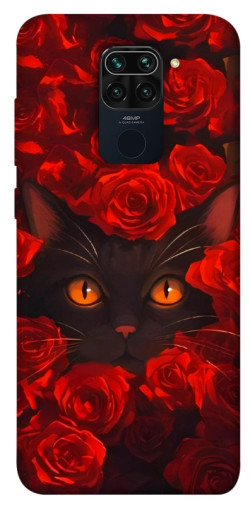 Чохол itsPrint Rose cat для Xiaomi Redmi Note 9 / Redmi 10X