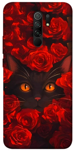 Чохол itsPrint Rose cat для Xiaomi Redmi 9