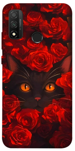 Чехол itsPrint Rose cat для Huawei P Smart (2020)