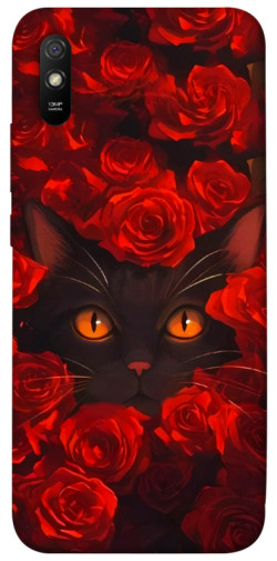 Чохол itsPrint Rose cat для Xiaomi Redmi 9A