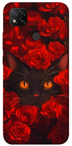 Чохол itsPrint Rose cat для Xiaomi Redmi 9C