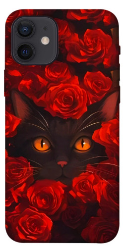 Чехол itsPrint Rose cat для Apple iPhone 12 Pro (6.1")