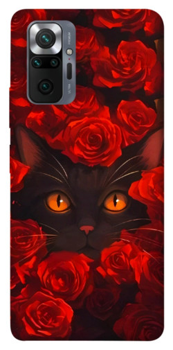 Чехол itsPrint Rose cat для Xiaomi Redmi Note 10 Pro
