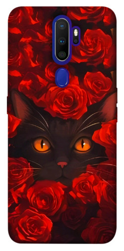 Чохол itsPrint Rose cat для Oppo A5 (2020) / Oppo A9 (2020)