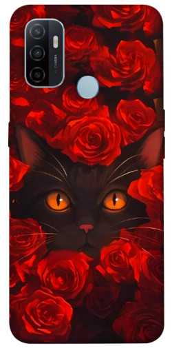 Чехол itsPrint Rose cat для Oppo A53 / A32 / A33