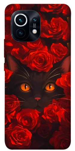 Чехол itsPrint Rose cat для Xiaomi Mi 11
