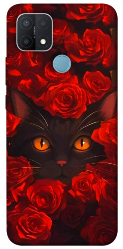 Чехол itsPrint Rose cat для Oppo A15s / A15