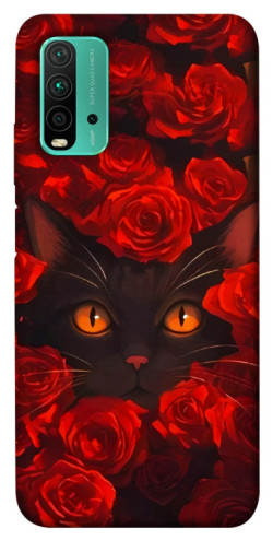 Чехол itsPrint Rose cat для Xiaomi Redmi Note 9 4G / Redmi 9 Power / Redmi 9T