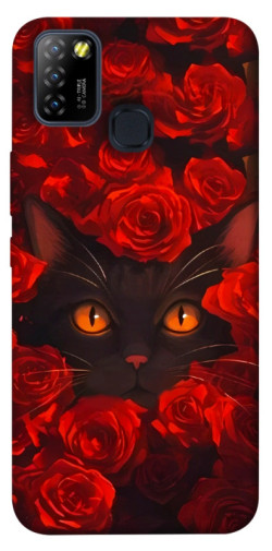 Чехол itsPrint Rose cat для Infinix Hot 10 Lite