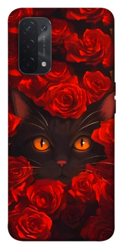 Чехол itsPrint Rose cat для Oppo A54 4G