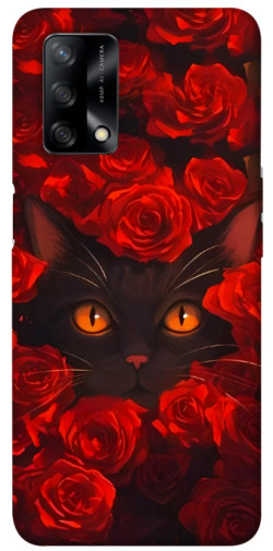Чехол itsPrint Rose cat для Oppo A74 4G