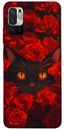 Чехол itsPrint Rose cat для Xiaomi Redmi Note 10 5G