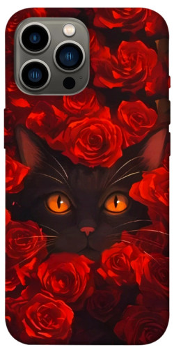 Чехол itsPrint Rose cat для Apple iPhone 13 Pro Max (6.7")