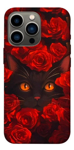 Чехол itsPrint Rose cat для Apple iPhone 13 Pro (6.1")