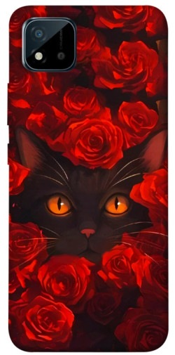Чехол itsPrint Rose cat для Realme C11 (2021)