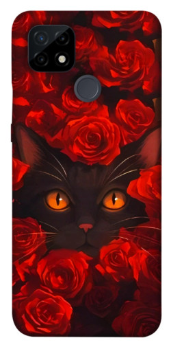 Чехол itsPrint Rose cat для Realme C21