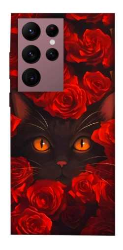 Чехол itsPrint Rose cat для Samsung Galaxy S22 Ultra