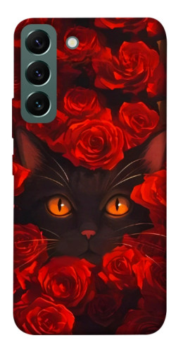 Чохол itsPrint Rose cat для Samsung Galaxy S22