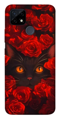 Чехол itsPrint Rose cat для Realme C21Y