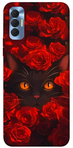 Чехол itsPrint Rose cat для TECNO Spark 8P