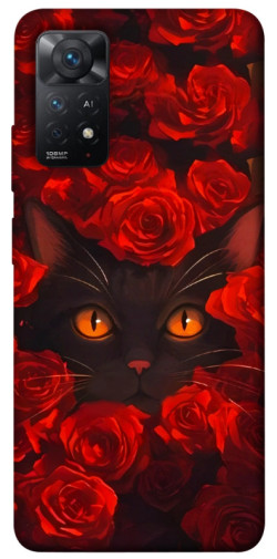 Чехол itsPrint Rose cat для Xiaomi Redmi Note 11 Pro 4G/5G