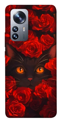 Чехол itsPrint Rose cat для Xiaomi 12 / 12X