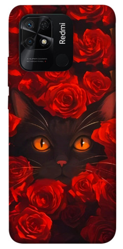 Чехол itsPrint Rose cat для Xiaomi Redmi 10C