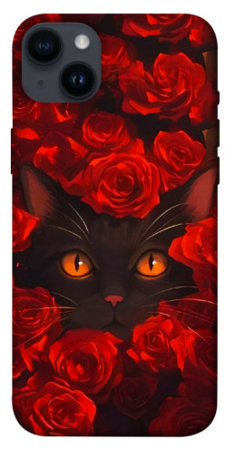 Чехол itsPrint Rose cat для Apple iPhone 14 Plus (6.7")