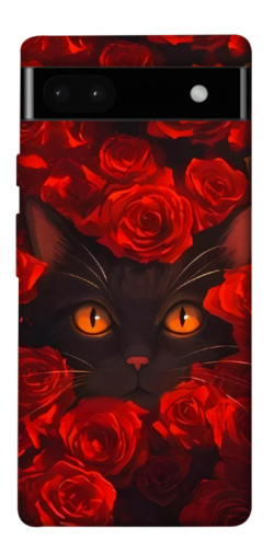 Чехол itsPrint Rose cat для Google Pixel 6a