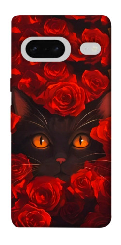 Чехол itsPrint Rose cat для Google Pixel 7