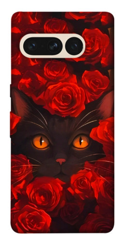 Чехол itsPrint Rose cat для Google Pixel 7 Pro