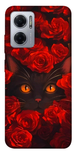 Чехол itsPrint Rose cat для Xiaomi Redmi Note 11E