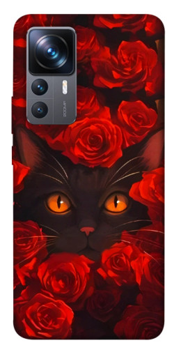Чехол itsPrint Rose cat для Xiaomi 12T / 12T Pro