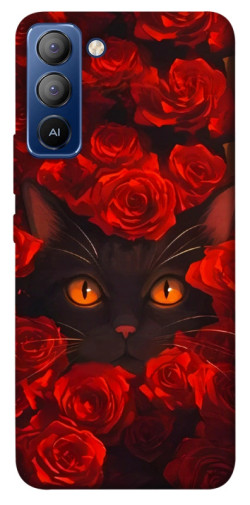Чехол itsPrint Rose cat для TECNO Pop 5 LTE