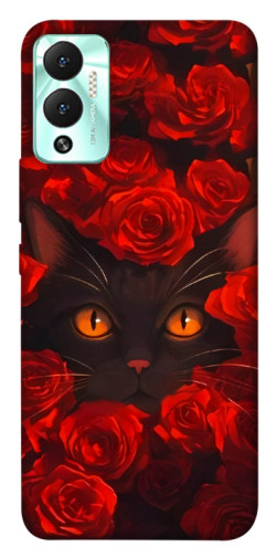 Чехол itsPrint Rose cat для Infinix Hot 12 Play
