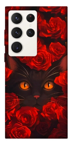 Чехол itsPrint Rose cat для Samsung Galaxy S23 Ultra