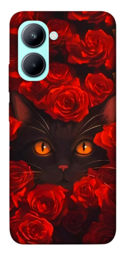 Чохол itsPrint Rose cat для Realme C33