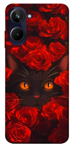 Чехол itsPrint Rose cat для Realme 10 4G