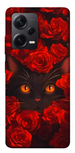 Чехол itsPrint Rose cat для Xiaomi Redmi Note 12 Pro+ 5G