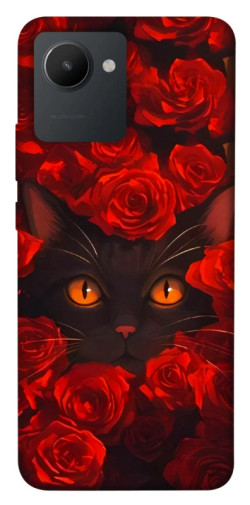 Чехол itsPrint Rose cat для Realme C30s