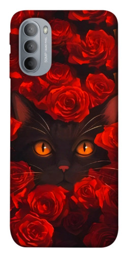 Чехол itsPrint Rose cat для Motorola Moto G31