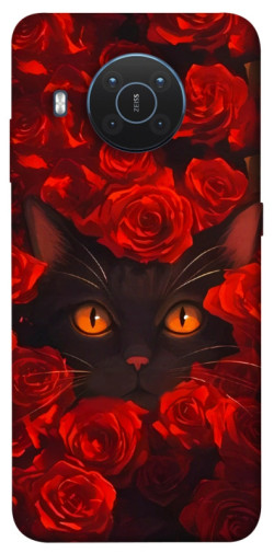 Чехол itsPrint Rose cat для Nokia X10 / X20
