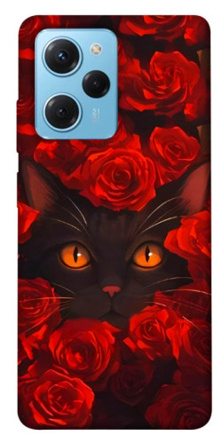 Чехол itsPrint Rose cat для Xiaomi Poco X5 Pro 5G