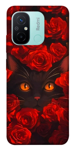 Чехол itsPrint Rose cat для Xiaomi Redmi 12C